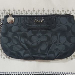 SALE-Coach Signature Logo Wristlet